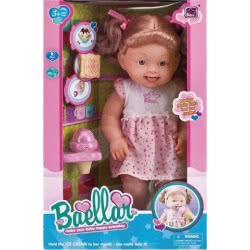 Toys-shop Choice Baellar Κούκλα Μωρό 38Εκ. Με Διάφορα Αξεσουάρ Και Παγωτό JO049365 5262088493654