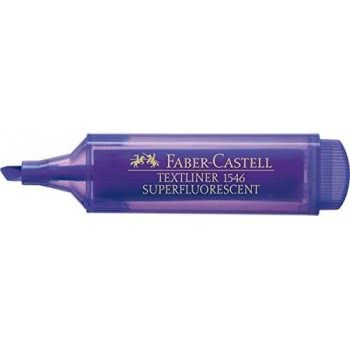 Faber-Castell 1546 Super Fluorescent Textliner-Violet, 1 Piece 154636 4005401546368