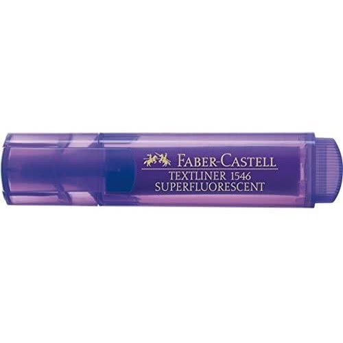 Faber-Castell 1546 Super Fluorescent Textliner-Violet, 1 Piece 154636 4005401546368