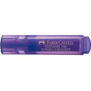 Faber-Castell 1546 Super Fluorescent Textliner-Violet, 1 Piece 154636 4005401546368