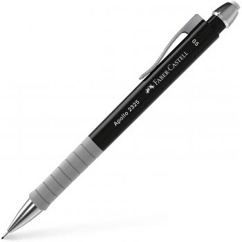 Faber-Castell Apollo Μηχανικό Μολύβι 0.5Mm Με Γόμα Black - Μαύρο 232520 / 232504 6933256639929
