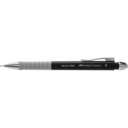 Faber-Castell Apollo Μηχανικό Μολύβι 0.5Mm Με Γόμα Black - Μαύρο 232520 / 232504 6933256639929