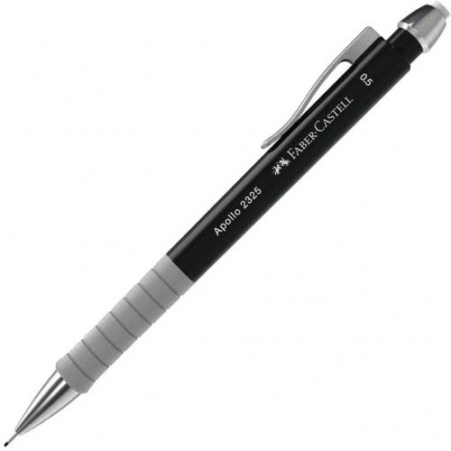 Faber-Castell Apollo 0.5Mm Mechanical Pencil - Black 232520 / 232504 6933256639929