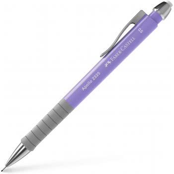 Faber-Castell Apollo Μηχανικό Μολύβι 0.5Mm Με Γόμα Lila - Λιλά 232520 / 232502 6933256639905