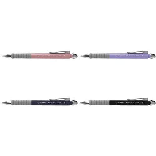 Faber-Castell Apollo Μηχανικό Μολύβι 0.5Mm Με Γόμα Lila - Λιλά 232520 / 232502 6933256639905