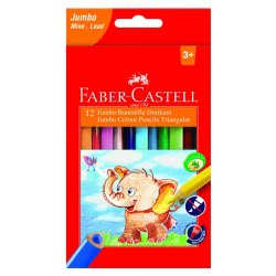 Faber-Castell 116501 Triangular  Coloured Pencil (Pack Of 12) RR116501 8991761312360