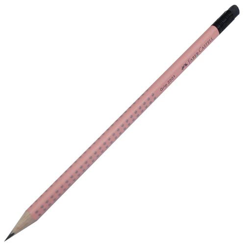 Faber-Castell Μολύβι Grip Σομόν Με Γόμα 100-129-423 5201612156795