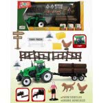 Toys-shop Choice Friction Τρακτέρ Με Καρότσα Από Κορμούς Και Αξεσουάρ 36Εκ JA095864 6990521958642