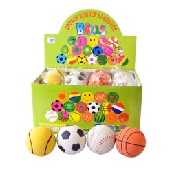 Toys-shop Choice ΜΠΑΛΑ ΜΑΛΑΚΗ 6.3CM Rubber Ball JS043720 5262088437207