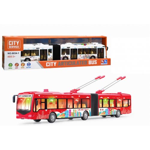 Toys-shop Choice Friction Λεωφορείο Trolley Με Φως Και Ήχους JA096528 6990521965282