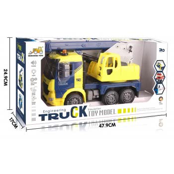 Toys-shop Choice Friction Γερανοφόρο Φορτηγό Με Φώτα Και Ήχους JA096746 6990521967460