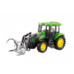 Toys-shop Choice Friction Τρακτέρ 47Εκ Πράσινο Με Δαγκάνα Φως Και Ήχους JA096923 6990521969235