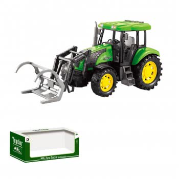 Toys-shop Choice Friction Farm Tractor 47Cm With Fork With Battery 3*AG13 JA096923 6990521969235