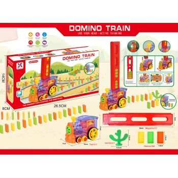 Toys-shop Choice B/O Domino Παιχνίδι Με 60 Τουβλάκια JB065255 6990521652557