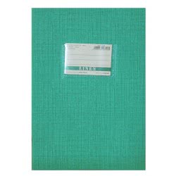 A&G PAPER Τετράδιο Καρφίτσα Β5 (17Χ24) Linen Ριγέ 50 Φύλλα Πετρολ 26743 5205616267433