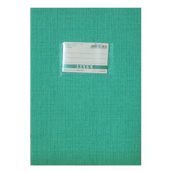 A&G PAPER Τετράδιο Καρφίτσα Β5 (17Χ24) Linen Ριγέ 50 Φύλλα Πετρολ 26743 5205616267433