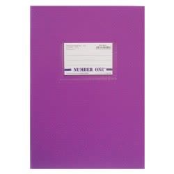 A&G PAPER Τετράδιο Καρφίτσα 50 Φύλλα Number One Ριγε Μωβ 26294 5203296262946