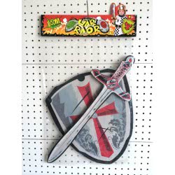 Toys-shop Choice OEM ΣΠΑΘΙ ΚΑΙ ΑΣΠΙΔΑ ΙΠΠΟΤΗ Playing Set JY025605 5262088256051