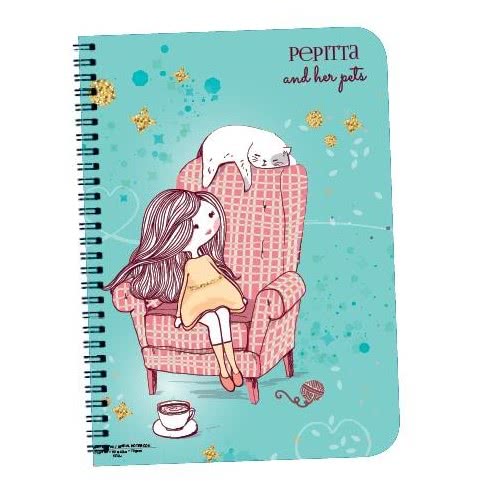 A&G PAPER Τετράδιο Σπιράλ Β5 2Θ 60Φ Peppita 36363 5205616363630