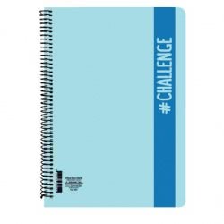 A&G PAPER Τετράδιο Σπιράλ Β5 2Θ 60Φ Challenge 36853 5205616368536