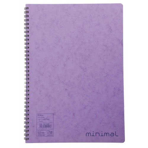 A&G PAPER Τετράδιο Σπιράλ Minimal A6 2Θ 80Φ 14604 5203296008063
