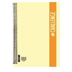 A&G PAPER Τετράδιο Σπιράλ Α4 3 Θεμάτων 90 Φύλλων Challenge Pastel 36851 5205616368512