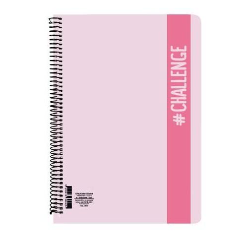 A&G PAPER Τετράδιο Σπιράλ Α4 3 Θεμάτων 90 Φύλλων Challenge Pastel 36851 5205616368512