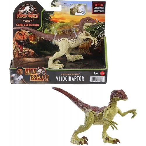 Mattel Jurassic World Βασικές Φιγούρες Δεινοσαύρων Με Σπαστά Μέλη - Velociraptor GWN31 / GWN32 887961943887