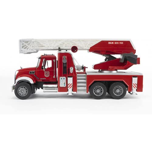 bruder Mack Granite Fire Engine With Slewing Ladder And Water Pump 02821 4001702028213