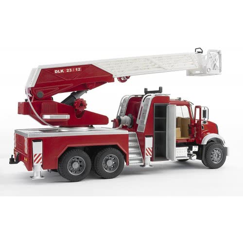bruder Mack Granite Fire Engine With Slewing Ladder And Water Pump 02821 4001702028213