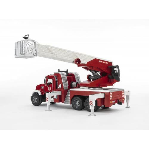 bruder Mack Granite Fire Engine With Slewing Ladder And Water Pump 02821 4001702028213