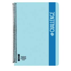 A&G PAPER Τετράδιο Σπιράλ Α4 4 Θεμάτων 120 Φύλλων Challenge Pastel 36852 5205616368529