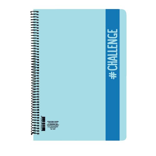 A&G PAPER Τετράδιο Σπιράλ Α4 4 Θεμάτων 120 Φύλλων Challenge Pastel 36852 5205616368529