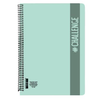A&G PAPER Τετράδιο Σπιράλ Α4 4 Θεμάτων 120 Φύλλων Challenge Pastel 36852 5205616368529