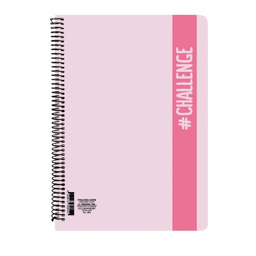 A&G PAPER Τετράδιο Σπιράλ Α4 4 Θεμάτων 120 Φύλλων Challenge Pastel 36852 5205616368529