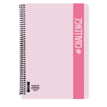 A&G PAPER Τετράδιο Σπιράλ Α4 4 Θεμάτων 120 Φύλλων Challenge Pastel 36852 5205616368529