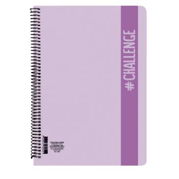 A&G PAPER Τετράδιο Σπιράλ Α4 4 Θεμάτων 120 Φύλλων Challenge Pastel 36852 5205616368529