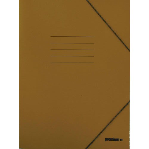 A&G PAPER Ντοσιέ Prespan 25X35 Απλό Καφέ 12812 5205616128123