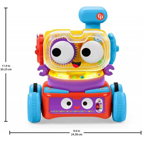 Mattel Training Robot 4 In 1 - Multilingual Version HCK43 194735012121