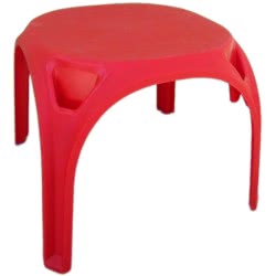 NEKTAR PLAST Plastic Kids Table Red 0191-RED 5202200003279