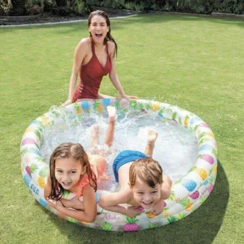 INTEX Πισίνα Φουσκωτή Fishbowl Pool Ανανάς 132X28 Cm 59431 6941057402390