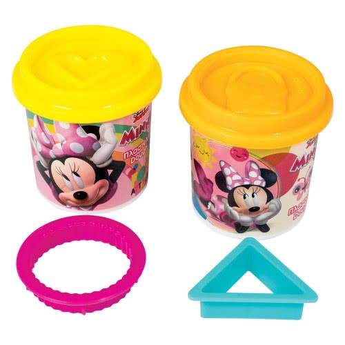 As company Dough 2 Pots With 3D Caps And 2 Cutters 228Gr For Ages 3+ 1045-03548 5203068035488