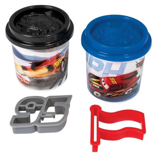 As company Dough 2 Pots With 3D Caps And 2 Cutters 228Gr For Ages 3+ 1045-03551 5203068035518