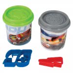 As company Dough 2 Pots With 3D Caps And 2 Cutters 228Gr For Ages 3+ 1045-03551 5203068035518