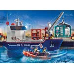 Playmobil City Action Φορτηγό Πλοίο Και Ταχύπλοο Σκάφος Τελωνειακών 70769 4008789707697