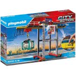 Playmobil City Action Electric Cargo Crane With Container, Built-In Motor, For Children Ages 4+ 70770 4008789707703