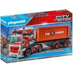 Playmobil City Action Truck With Cargo Container, Rc-Compatible, For Children Ages 4+ 70771 4008789707710