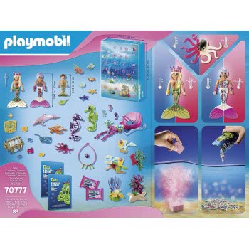 Playmobil Magic Magical Mermaids Advent Calendar With Colour-Chaning Bubble Bath 70777 4008789707772