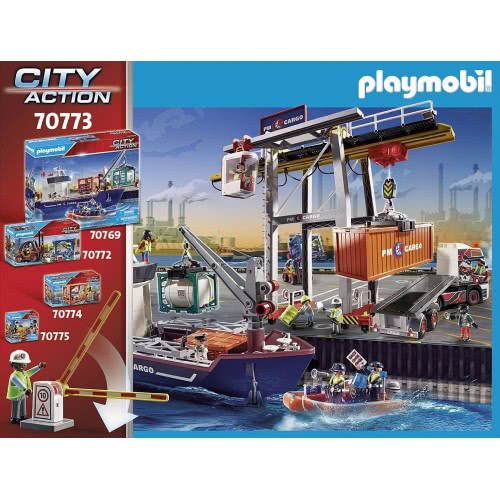 Playmobil City Action Σταθμός Cargo 70773 4008789707734