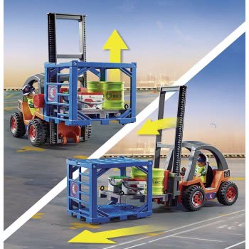 Playmobil City Action Forklift With Freight, For Children Ages 4+ 70772 4008789707727